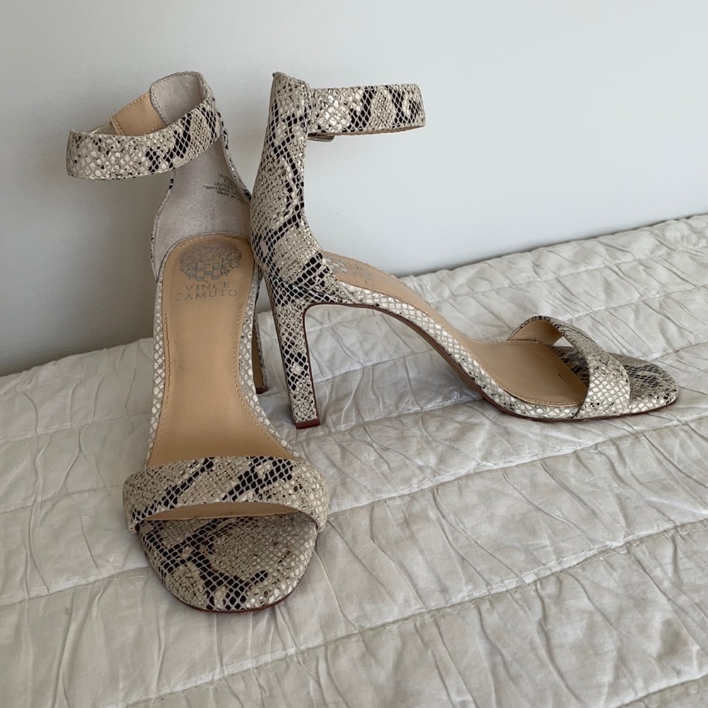 Snake print Heels